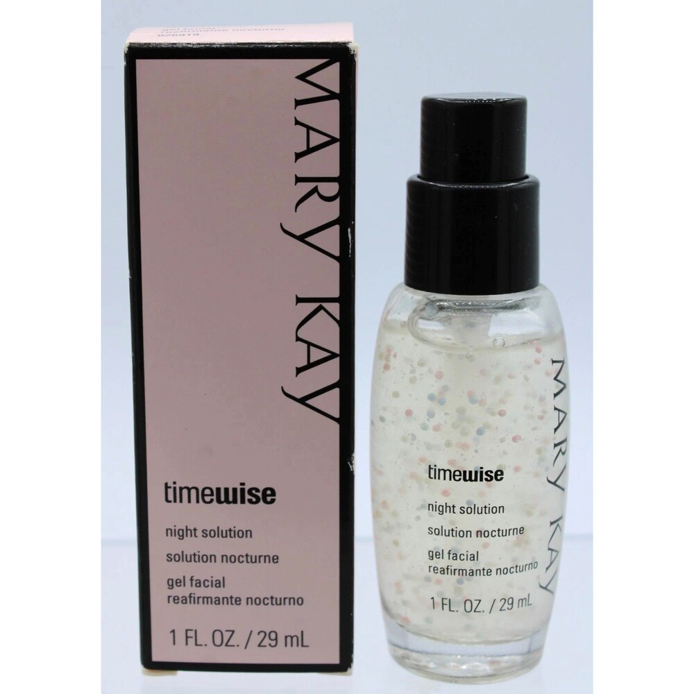Mary Kay TimeWise Night Solution Gel Facial 1oz 026919 Dry to Oily NEW in Box